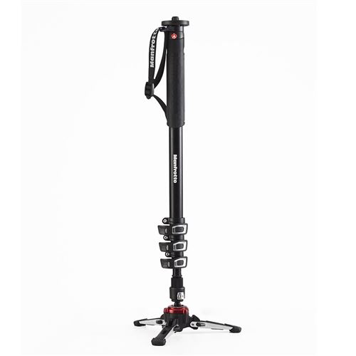 Manfrotto Monopode Vidéo Xpro Alu 4 Sections Avec Base Fluidtech - Image 2