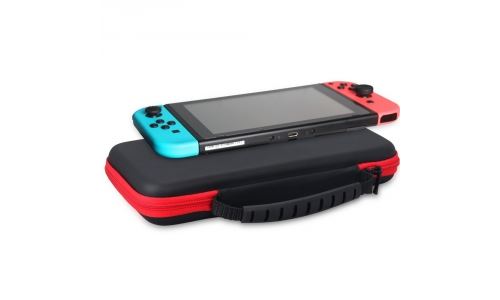 Housse pour Nintendo Switch noir et rouge en EVA