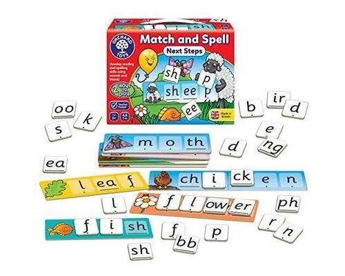 Orchard Toys Match and Spell Next Steps Childrens Game, Multi, One Size