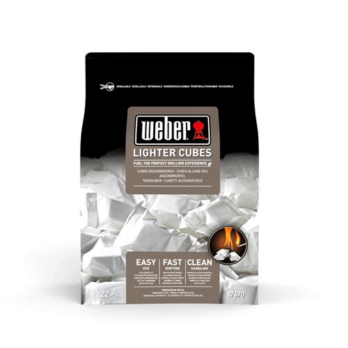 Cubes allume-feux blancs Weber - Boîte de 22 cubes