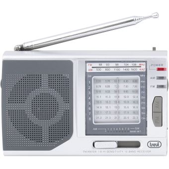 Radio Portable Analogique Kaito KA500 - AM/FM/ondes Courtes - Alimentation 5 Voies (solaire, Manivelle, Batterie, Etc.) - 7 Canaux Météo NOAA