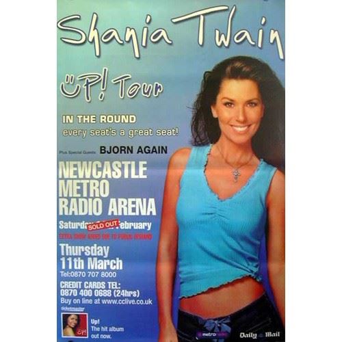 SHANIA TWAIN - 100x150 cm - AFFICHE / POSTER État correct - N/A reconditionné disponible sur Fnac