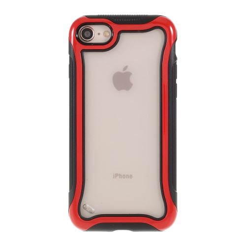 Coque en TPU hybride 3 en 1 mat rouge pour votre Apple iPhone 7/8