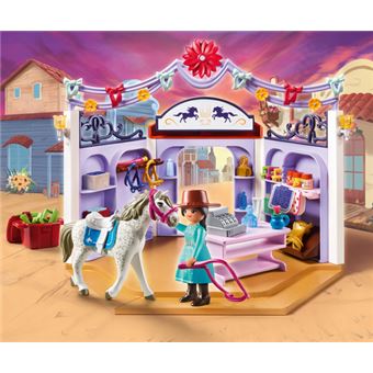 Playmobil Spirit Au galop en toute liberté 70695 Boutique d'équitation de Miradero