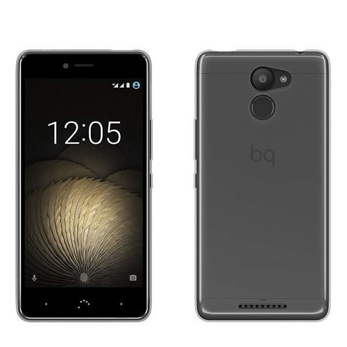 bq Bubble - Achterzijde behuizing voor mobiele telefoon - thermoplastic polyurethaan (TPU) - ijs - voor Aquaris U Plus