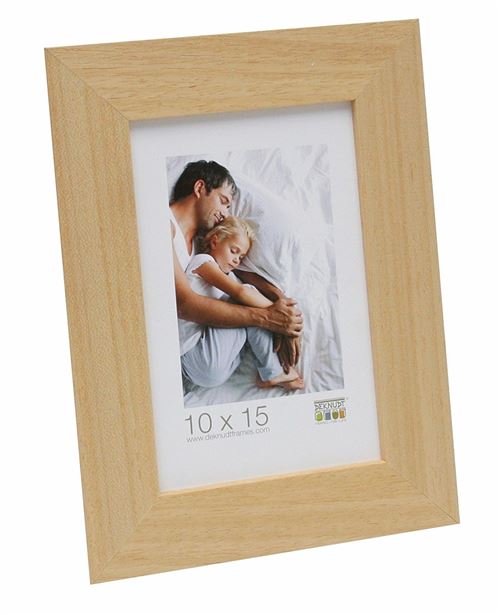 Deknudt Frames S226H1 Basic Cadre Photo Bois Naturel Large 13 x 18