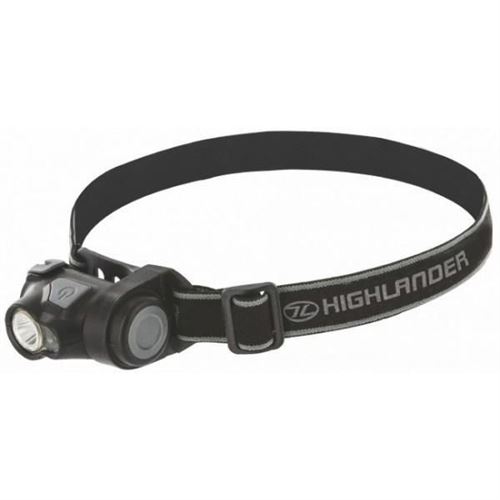 HIGHLANDER Lampe frontale Shine 3W Cree + 1 Red Led