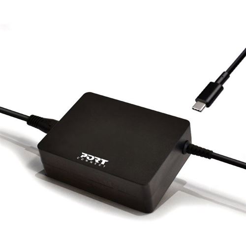 PORT Connect POWER SUPPLY TYPE C - Adaptateur secteur - CA 100-240 V - 90 watt