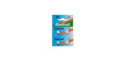 EUNICELL - Lot de 4 PILES AG3 / 392 / LR41 / SR41SW 1.5V Alcaline