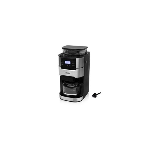 Princess 249411 - Cafetière - 10 tasses - Touches inox/noir