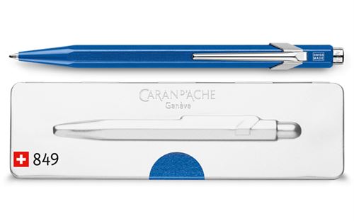 CARADACH METAL-X STYLO BILLE BLEU