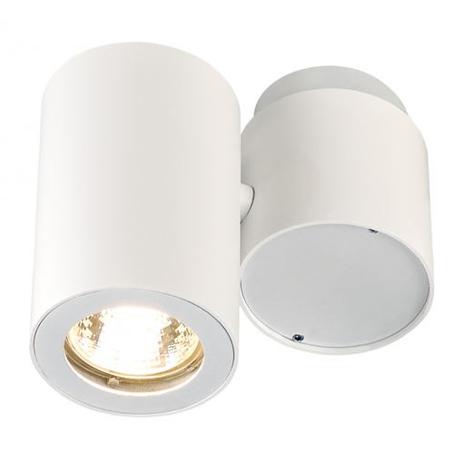 ENOLA_B spot simple, applique et plafonnier, blanc, GU10, max. 50W - Slv - Blanc