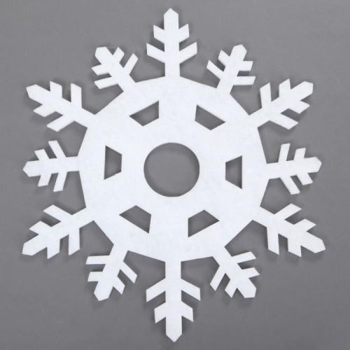 Sticker flocon - ø43 cm - blanc 5crn334bc