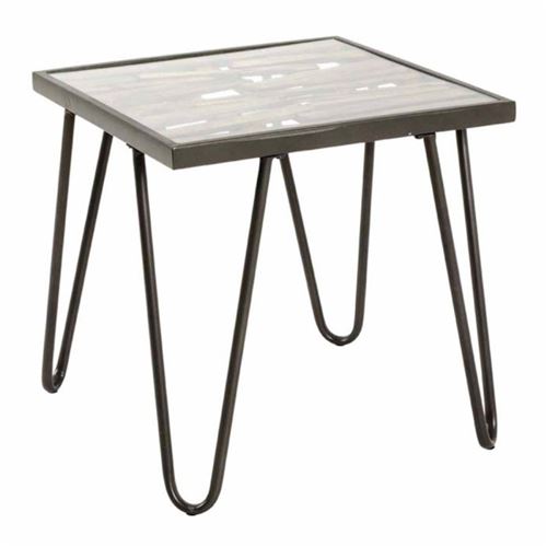 Non Communiqué Marron Table D'appoint Déco Nepal 50Cm Naturel