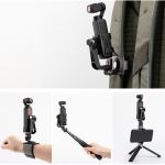 Supporto Per Auto Con Ventosa In Metallo Per DJI Osmo Pocket 2/3, Action 4/5, Insta360, GoPro, Con Ammortizzatore Asse Z, 60kg Di Forza, 770g