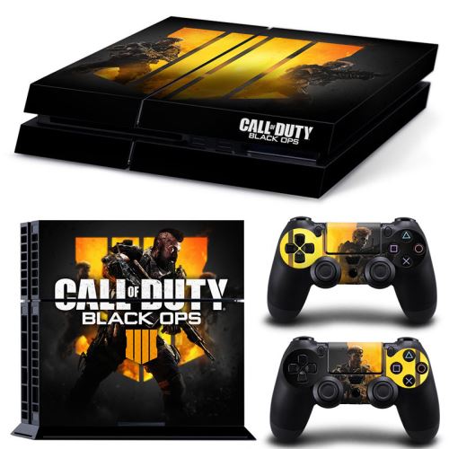 Autocollant Stickers Skin de Protection pour Console et Manette Sony Playstation PS4 - Call of Duty #2