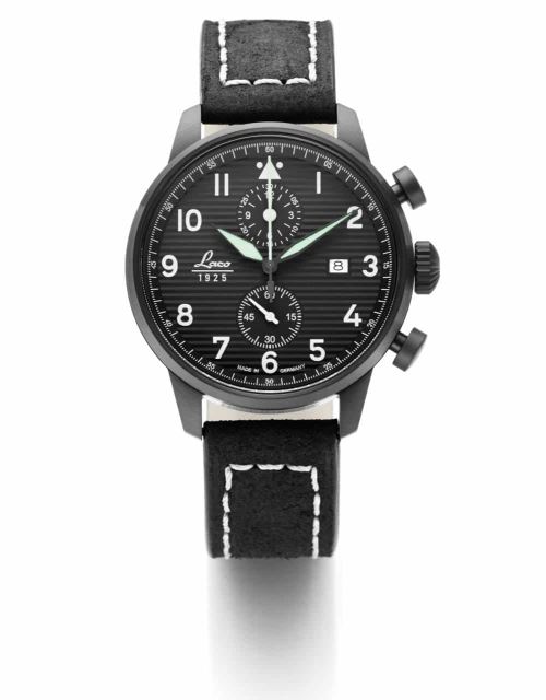 Chronographe pilote LACO Lausanne - Flieger Type C