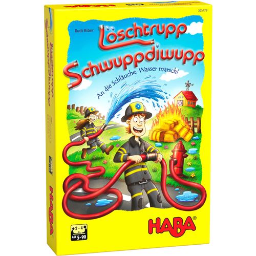Haba jeu de société Éteindre le feu ! !! carton junior 23 pièces (de)