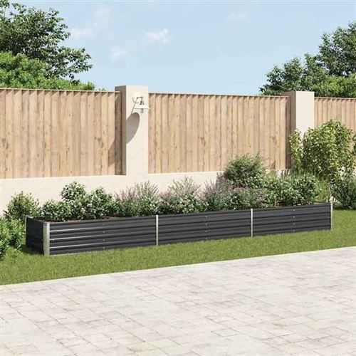 Vidaxl Lit Surélevé Jardin Anthracite - Image 3