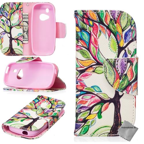 Housse etui coque portefeuille PU cuir pour Nokia 3310 (2017) avec film ecran - Design 6
