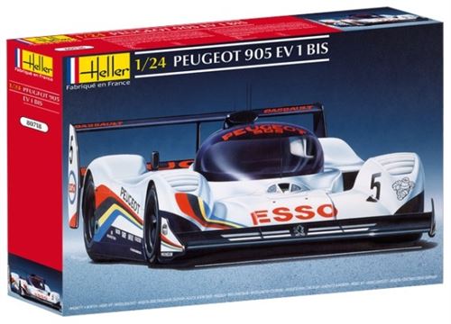 Maquette Heller Peugeot 905 1/24- 1/24 - Maquette de voiture