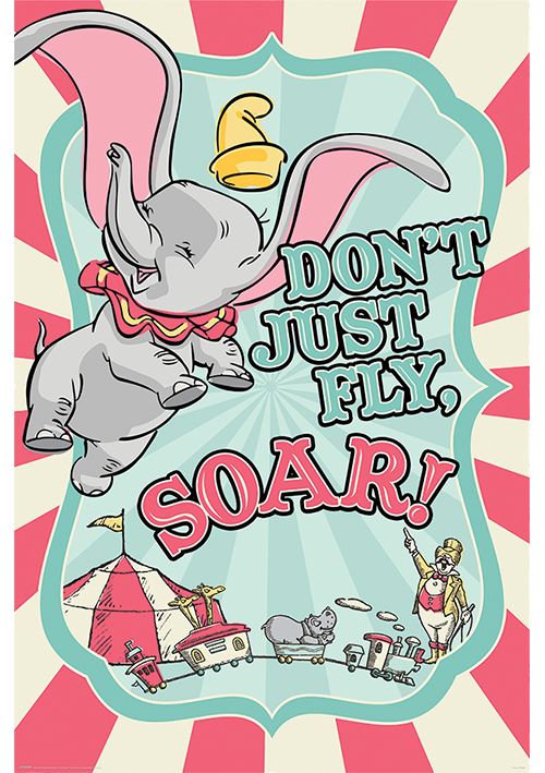 Affiche Disney Dumbo Circus