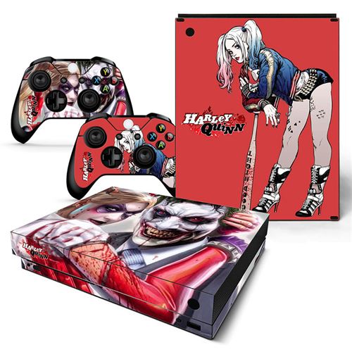 Autocollant Stickers de Protection pour Console et Manette Microsoft Xbox X - harley quinn (TN-XBONEX-0059)