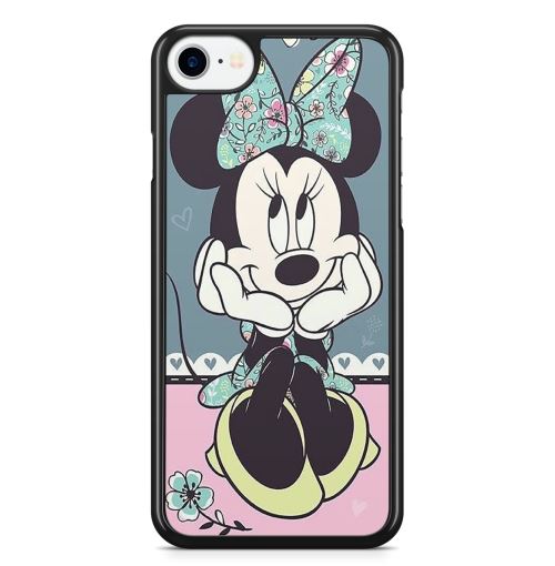 Coque Fifrelin Noire pour iPhone XS MAX Minnie Mouse Disney