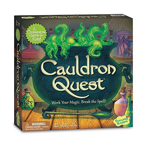 Peaceable Kingdom Cauldron Quest - Jeu coopératif primé de potions et de sorts pour enfants