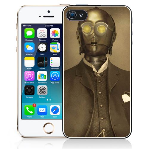 Coque pour iPhone 5C star wars vintage c3po
