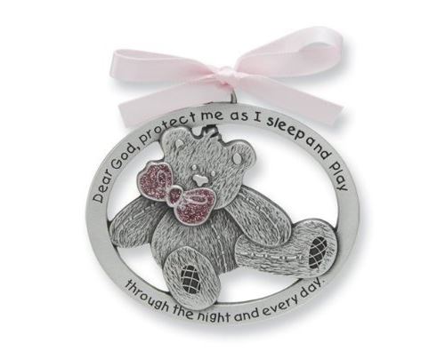 Pink Epoxy Teddy Bear Medal