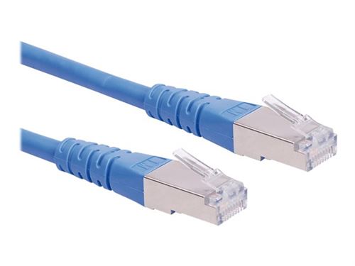 Roline S/FTP - cordon de raccordement - 5 m - bleu