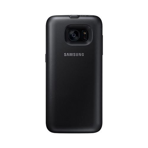 Coque avec batterie à induction Samsung 3100 mAh pour Galaxy S7 Edge Noir