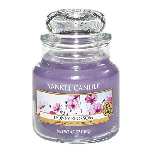 Yankee Candle Bougie Parfumée en pot Nectar de miel, violet, Small
