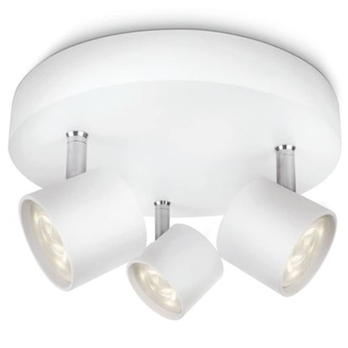 PHILIPS 562433116 STAR SPOTS LED LUMINAIRE D'INTÉRIEUR BLANC ALUMINIUM