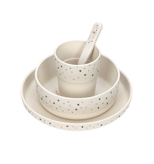 Lassig - Coffret repas bambou Little Water Baleine