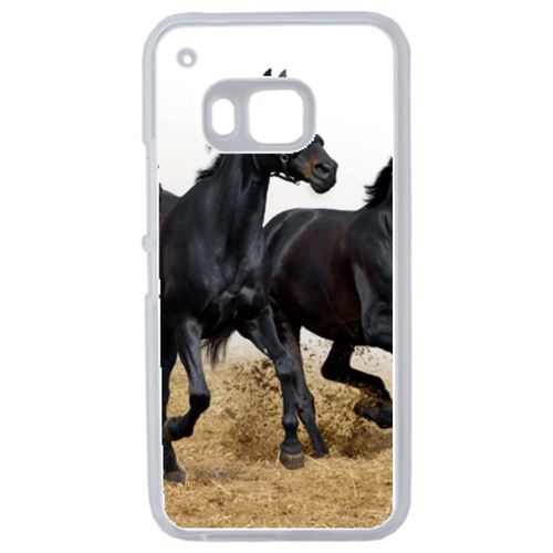 Coque Black Horses Compatible Htc One 2 M9 Transparent