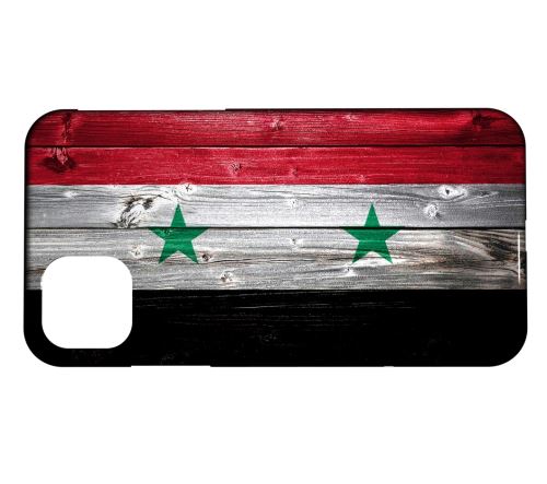 Coque rigide Compatible Pour iPhone 11 Pro Max Drapeau Syrie 02