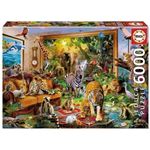 EDUCA Puzzle 6000 En Entrant Dans La Chambre