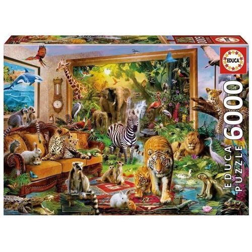 EDUCA Puzzle 6000 En Entrant Dans La Chambre