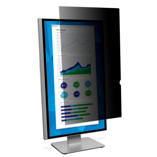 3m privacy filter for 25.0in widescreen portrait monitor noir