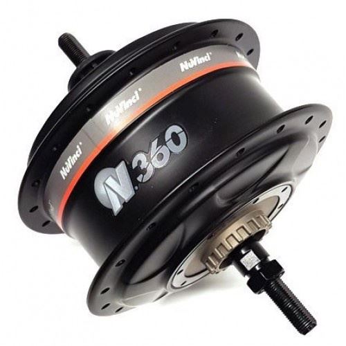 Nuvinci moyeu arrière N360 Roller Brake Bald 36G Bald 36G Black