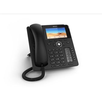 Snom D785 IP phone Black Wired handset TFT 12 lines - 1