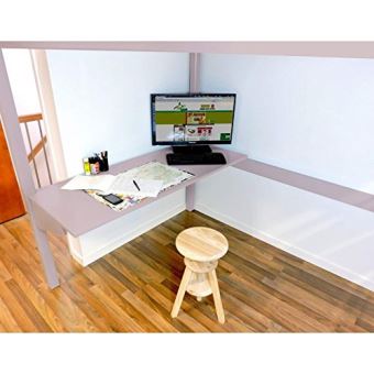 Abc Meubles Bureau Tablette Bur Violet Pastel Largeur 90
