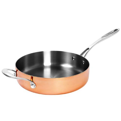 Sauteuse triple épaisseur en cuivre vogue tri wall 240mm