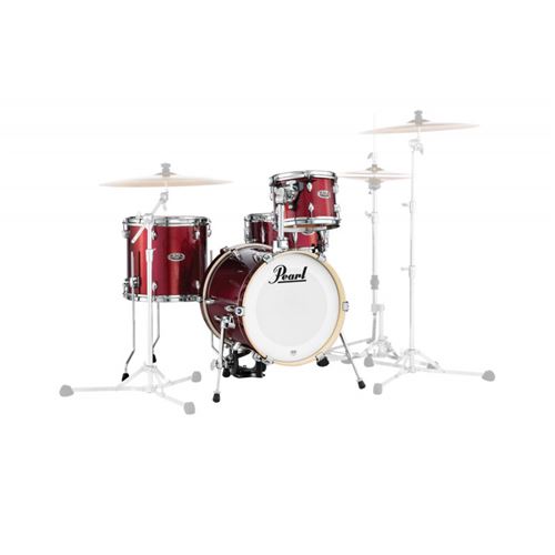 Batterie Pearl Midtown Jazzette 16'' Black Cherry Glitter