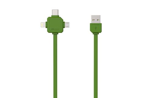 Câble Usb Allocacoc Vert [9003gn/usbc15]
