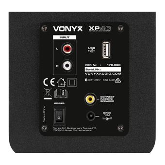 Vonyx SMN40B Enceintes Monitoring