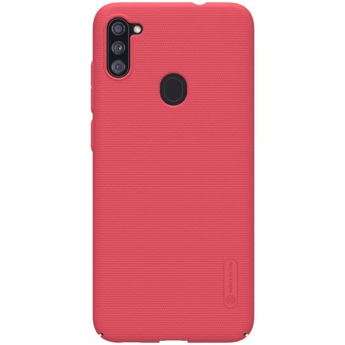 Coque en TPU bouclier super givré mat rouge pour votre Samsung Galaxy A11