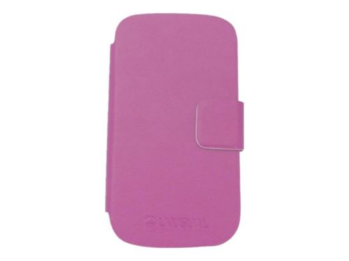 Unusual Flipcover U35X - Beschermende bedekking voor mobiele telefoon - plastic, kunstleer - roze - voor Unusual U35X